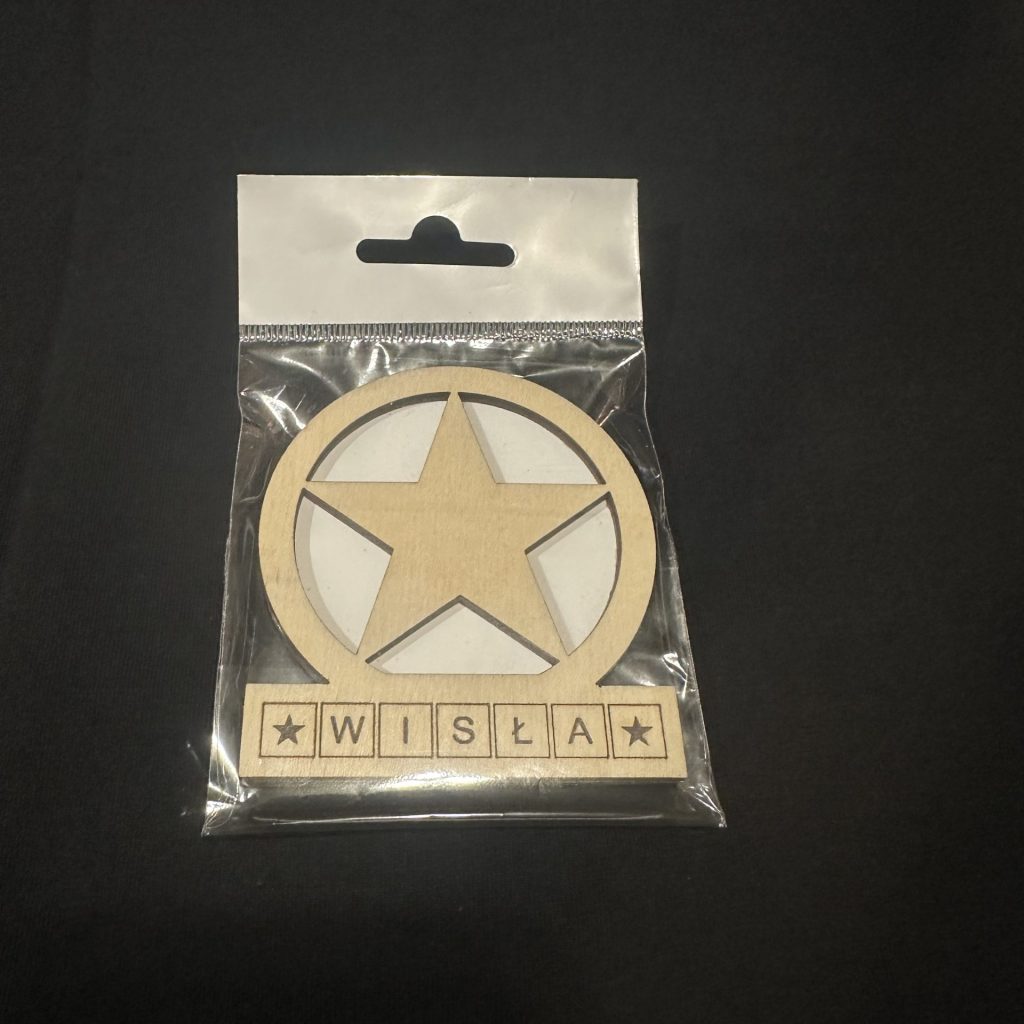 Magnes Gwiazda z białym tłem