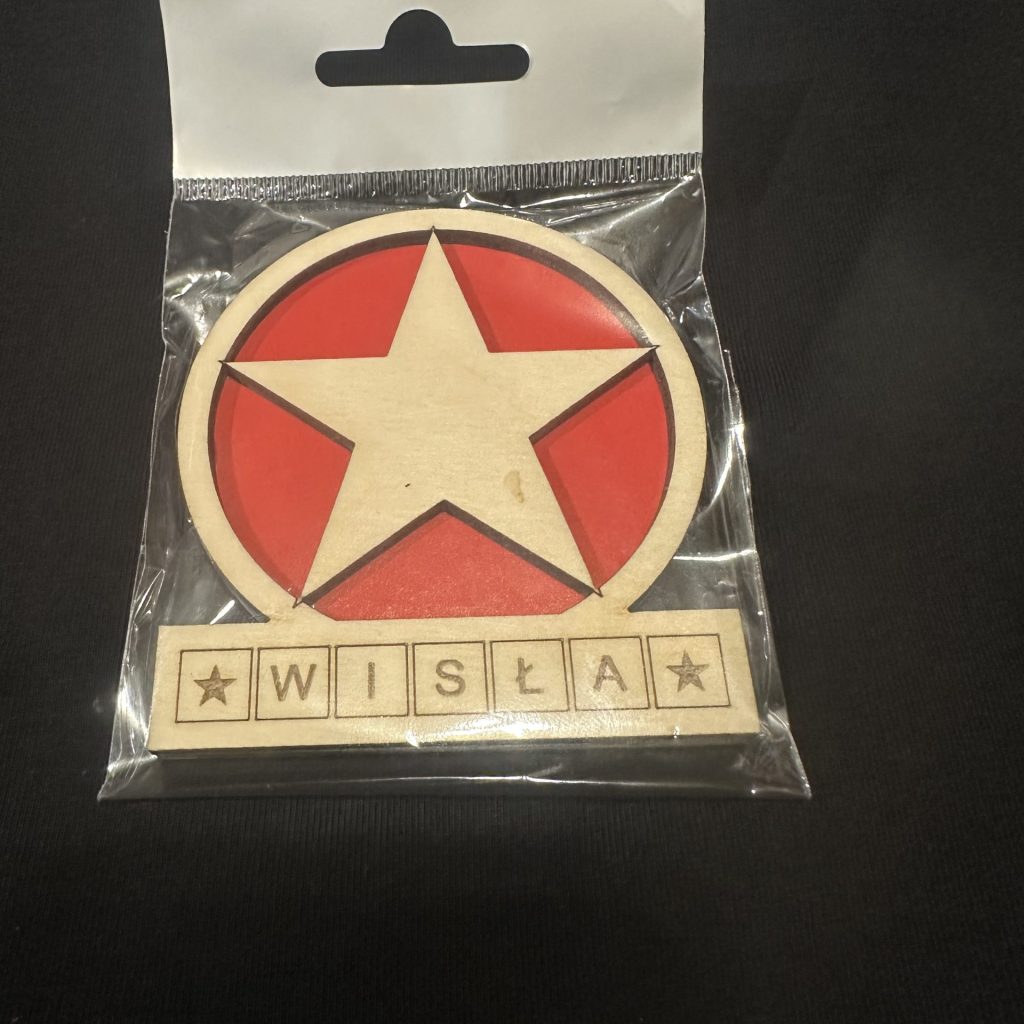 Magnes Gwiazda z czerwonym tłem