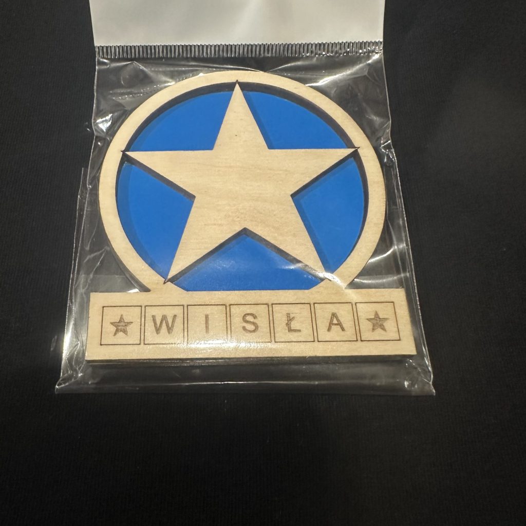 Magnes Gwiazda z niebieskim tłem