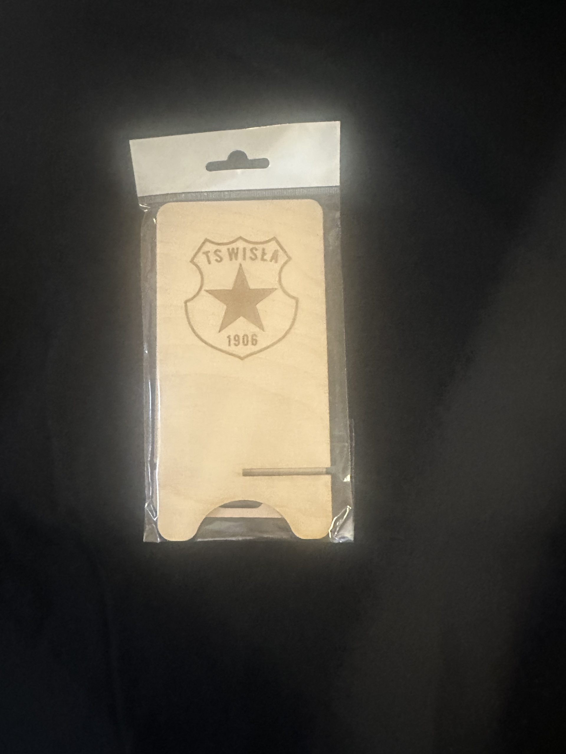 Drewniana podstawka pod telefon _Herb - obrazek 3